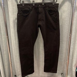Polo Ralph Lauren - Varick Slim Straight Black Jeans - 38 x 30